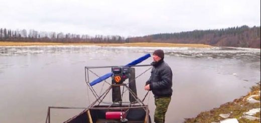 НА АЭРОЛОДКЕ ПО ОСЕННЕМУ ЛЕДОХОДУ