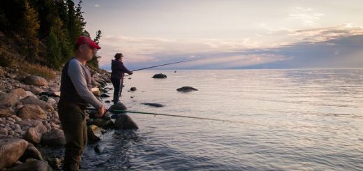 Рыбалка на озере Байкал